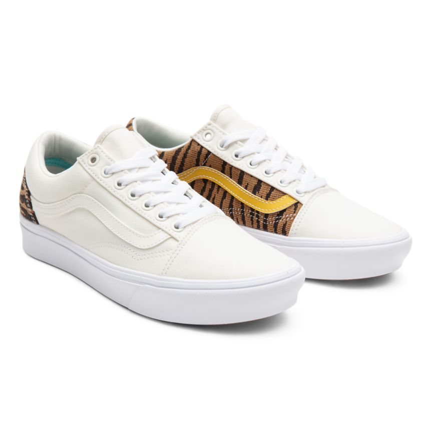 Vans Le Tigre ComfyCush Old Skool Ayakkabi Beyaz | VN810T2TX60
