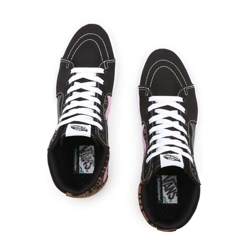 Vans Le Tigre ComfyCush SK8-Hi Ayakkabi Siyah | VN294B4LQ72