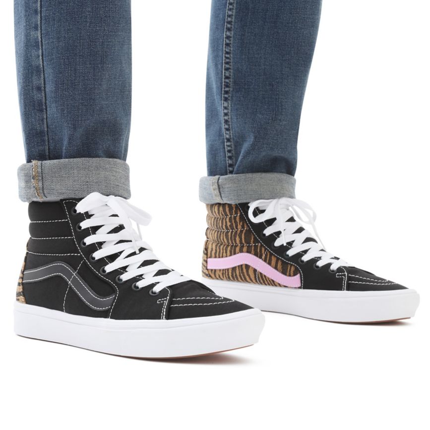Vans Le Tigre ComfyCush SK8-Hi Ayakkabi Siyah | VN294B4LQ72
