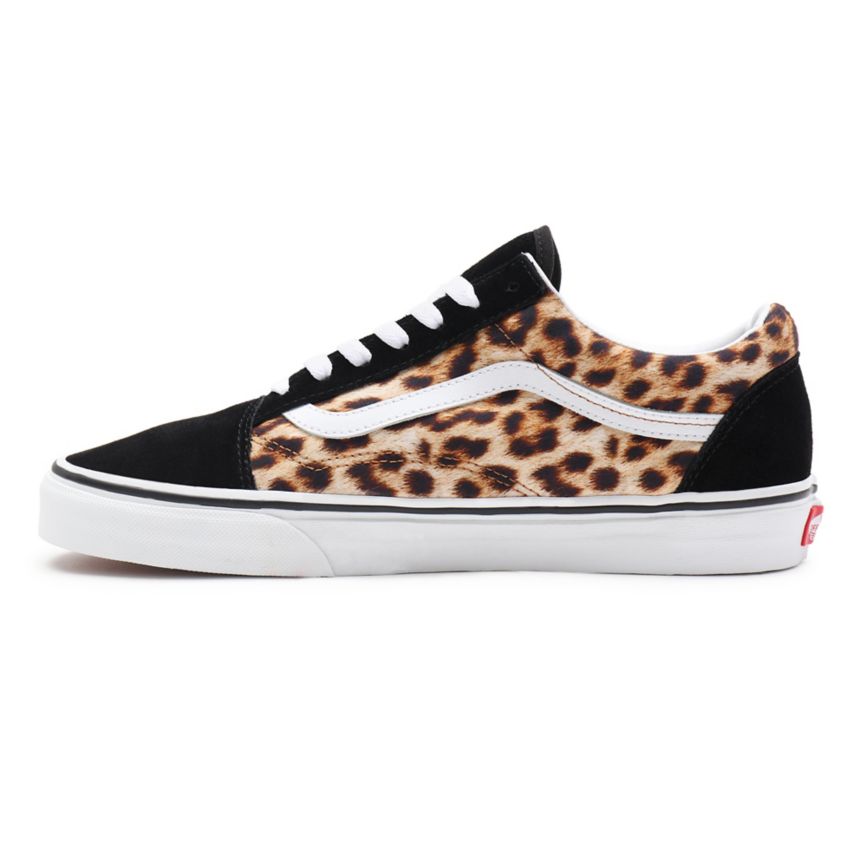 Vans Leopard Old Skool Ayakkabi Siyah | VN691N6DM52
