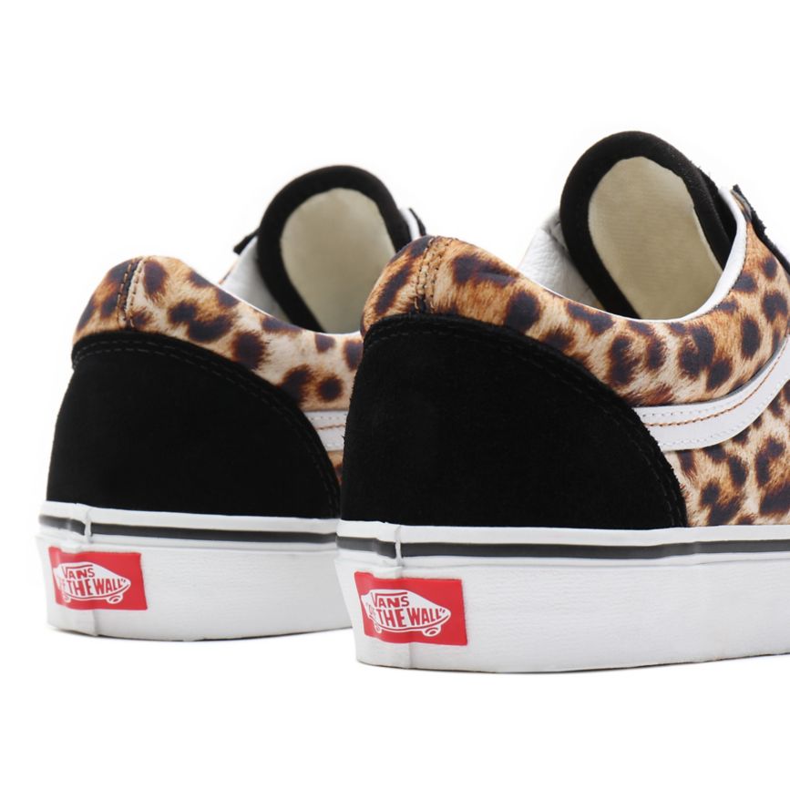 Vans Leopard Old Skool Ayakkabi Siyah | VN691N6DM52