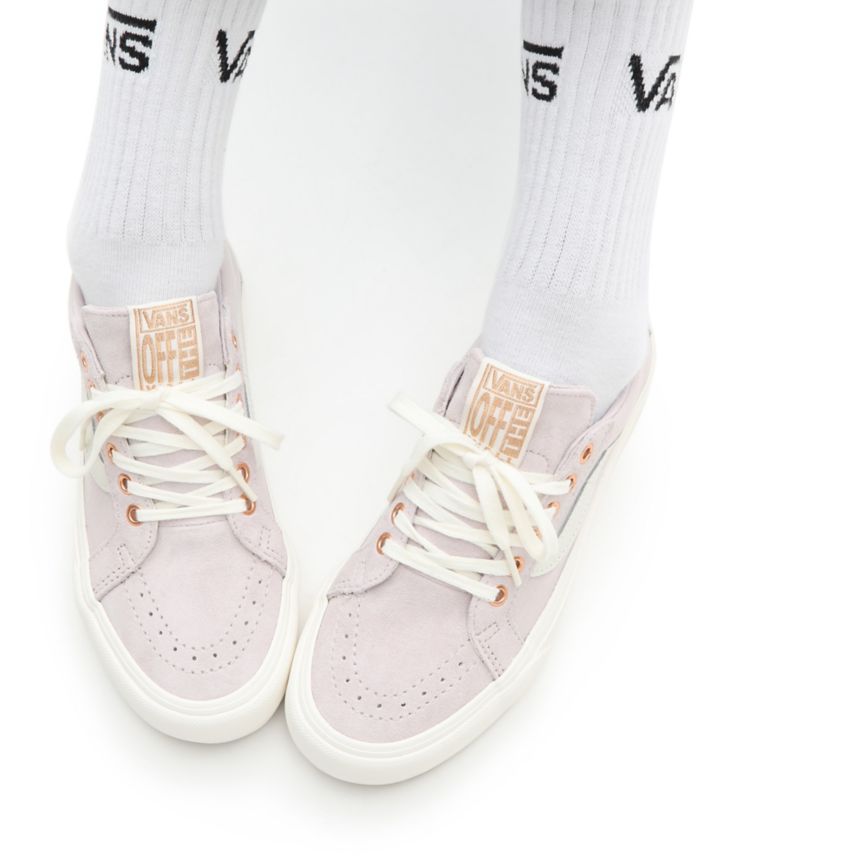 Vans Metallic Stitch SK8-Low Reissue SF Ayakkabi Pembe | VN669B9QT74