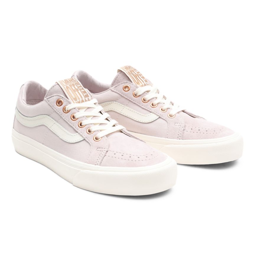 Vans Metallic Stitch SK8-Low Reissue SF Ayakkabi Pembe | VN669B9QT74