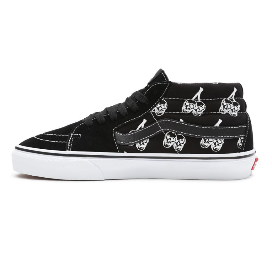 Vans New Varsity Sk8-Mid Cut Ayakkabi Siyah | VN526B9WH41