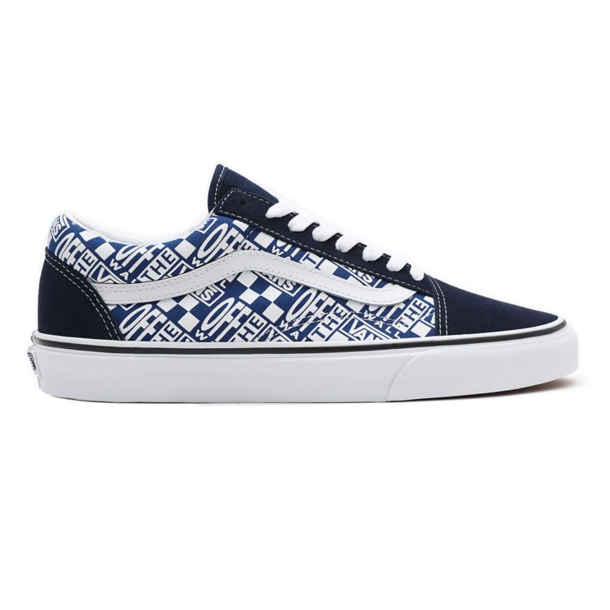 Vans Off The Wall Old Skool Ayakkabi Mavi | VN518I7QZ16