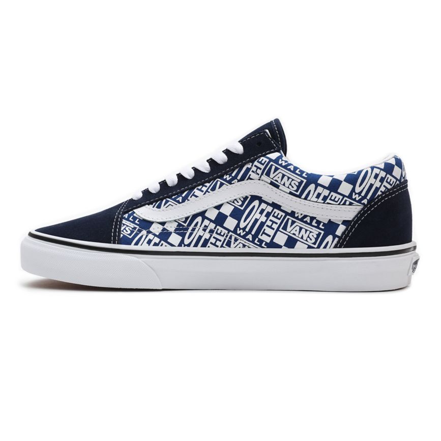 Vans Off The Wall Old Skool Ayakkabi Mavi | VN518I7QZ16
