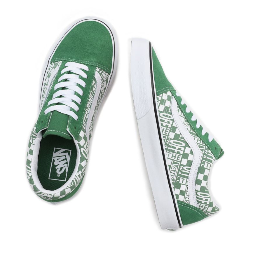Vans Off The Wall Old Skool Ayakkabi Yeşil | VN183L2EY09