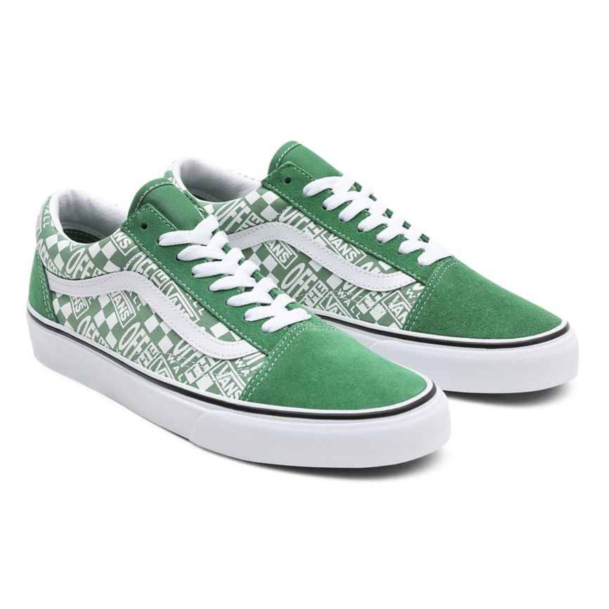 Vans Off The Wall Old Skool Ayakkabi Yeşil | VN183L2EY09