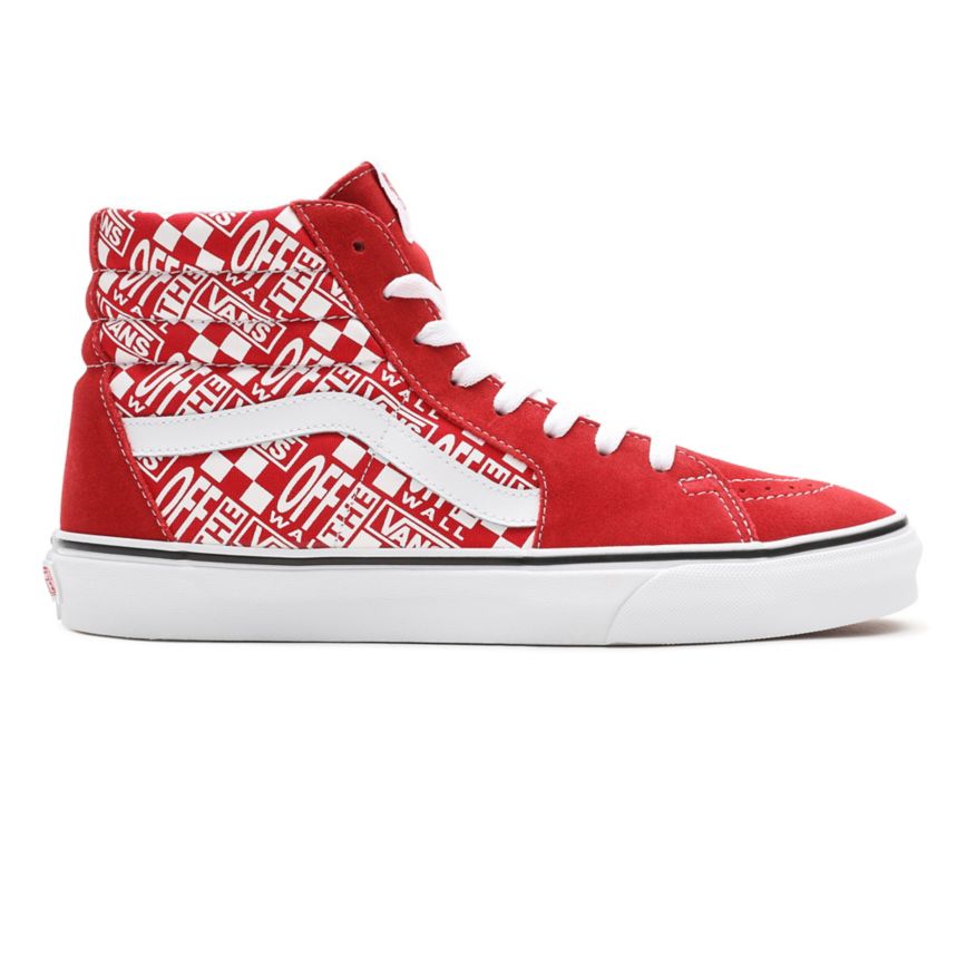 Vans Off The Wall SK8-Hi Ayakkabi Kırmızı | VN215R7OH89