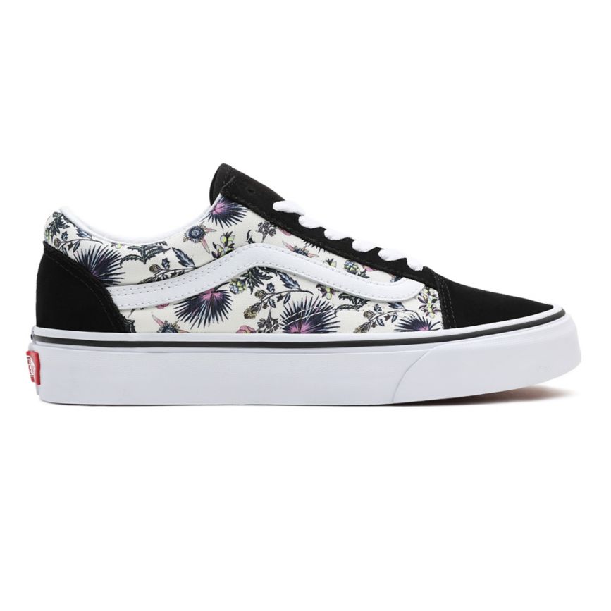 Vans Paradise Floral Old Skool Ayakkabi Siyah | VN763N4HH40