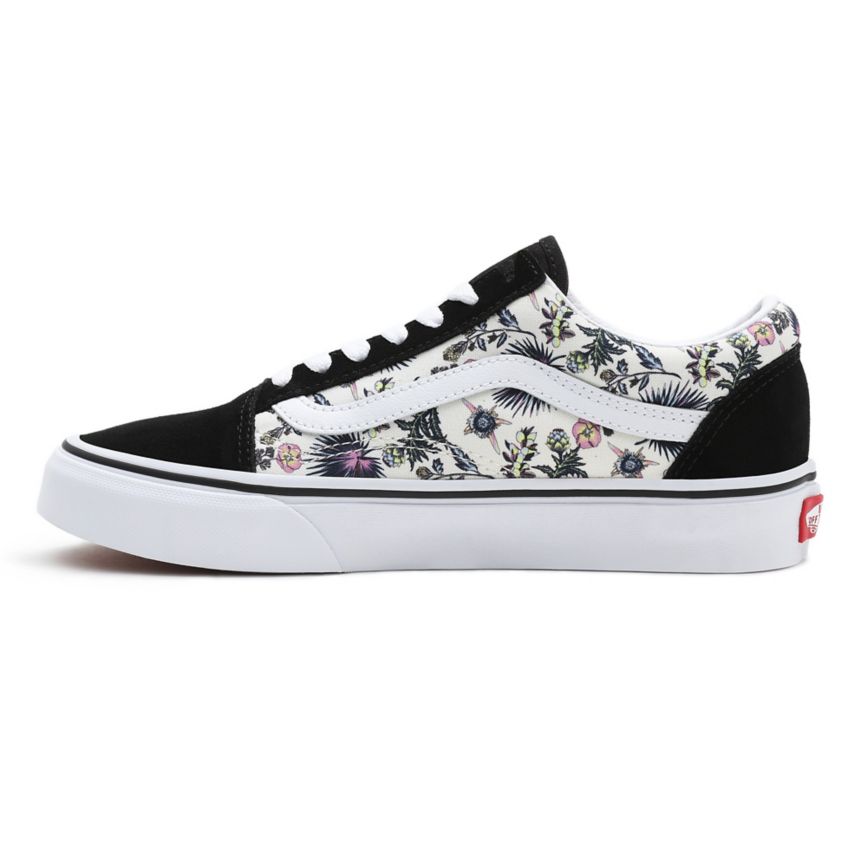 Vans Paradise Floral Old Skool Ayakkabi Siyah | VN763N4HH40