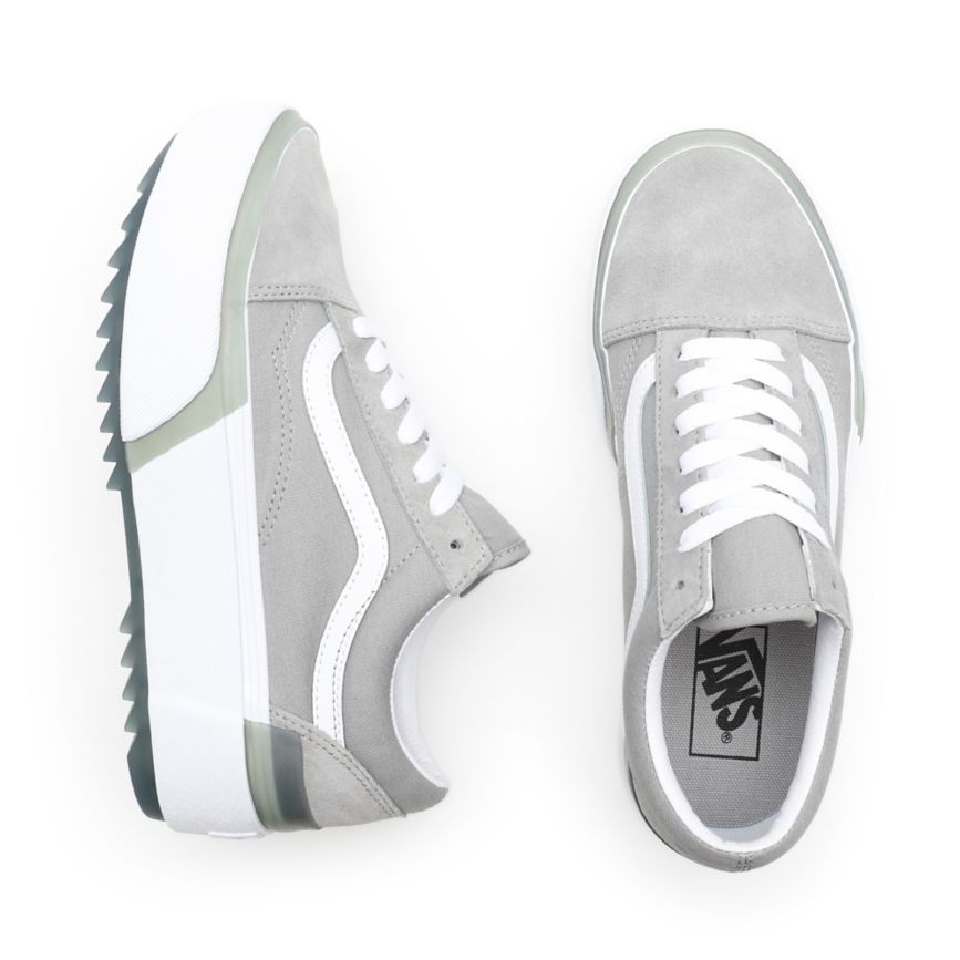 Vans Pastel Old Skool Stacked Ayakkabi Koyu Gri | VN599Q0NJ41