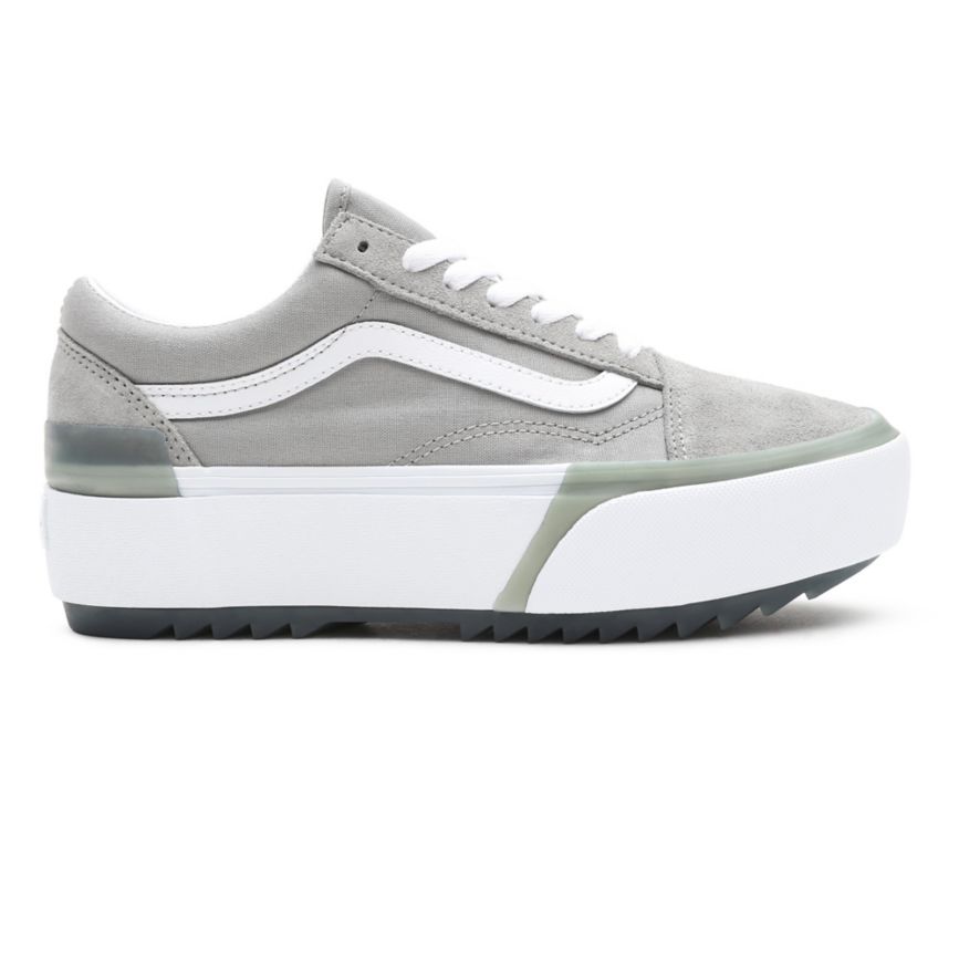Vans Pastel Old Skool Stacked Ayakkabi Koyu Gri | VN599Q0NJ41