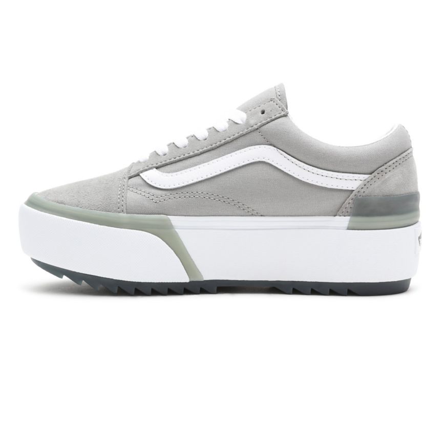 Vans Pastel Old Skool Stacked Ayakkabi Koyu Gri | VN599Q0NJ41