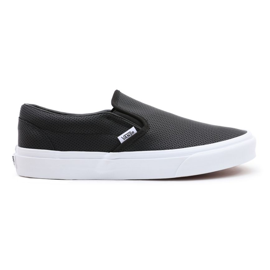 Vans Perf Deri Klasik Slip-On Ayakkabi Siyah | VN433P4OW60