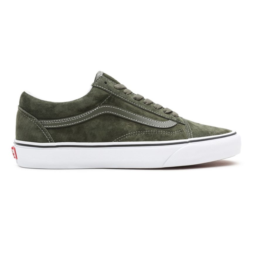 Vans Pig Süet Old Skool Ayakkabi Zeytin Yeşili | VN332B7HJ28