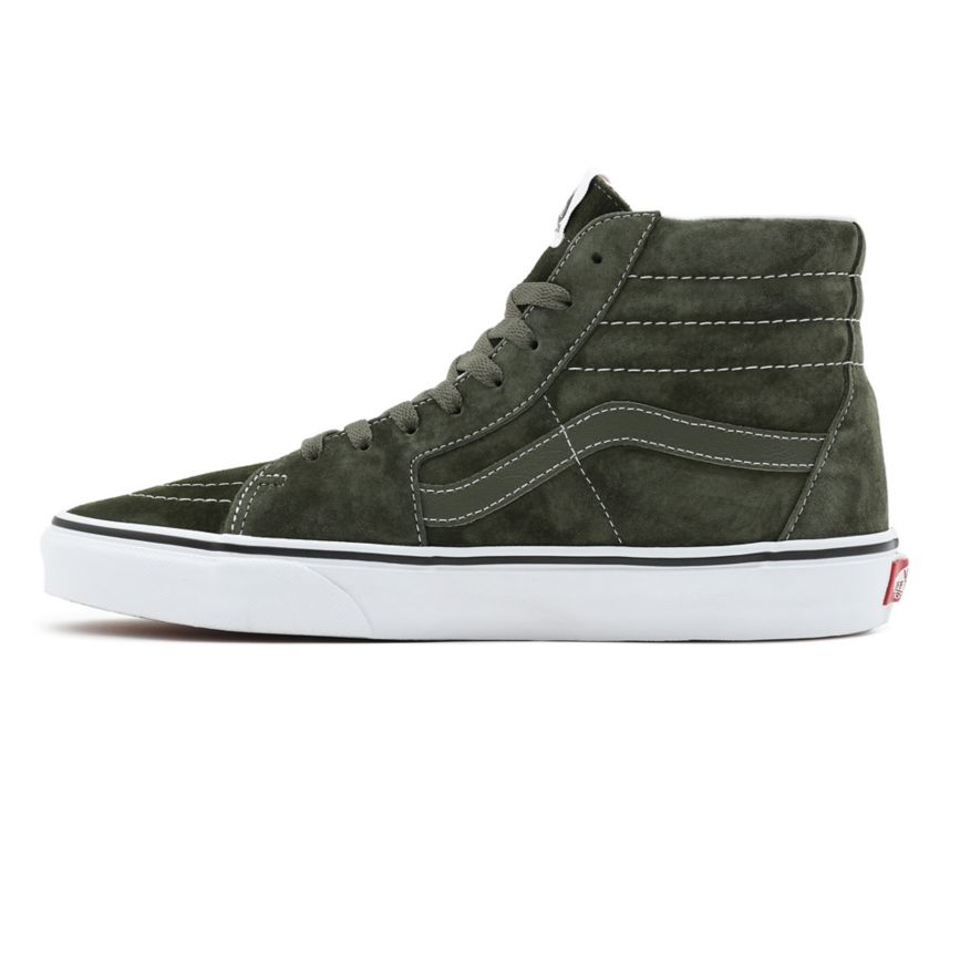 Vans Pig Süet SK8-Hi Ayakkabi Zeytin Yeşili | VN715T4ZA92
