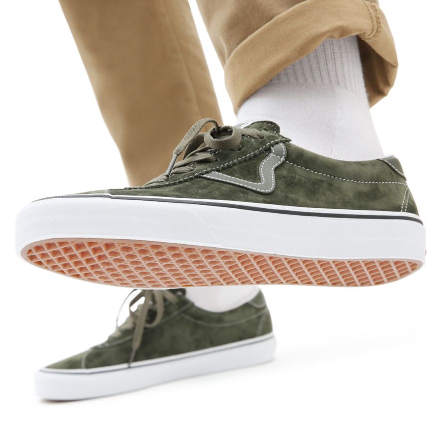 Vans Pig Süet Spor Ayakkabi Zeytin Yeşili | VN443B8IQ23