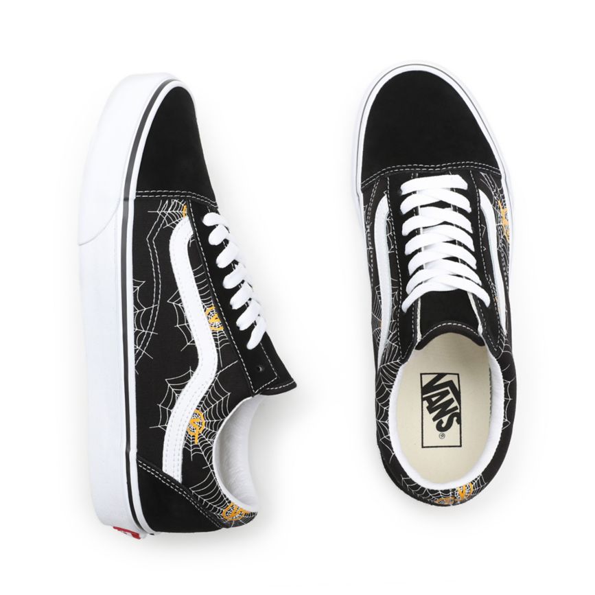 Vans Printed Old Skool Ayakkabi Siyah | VN380R6BG84