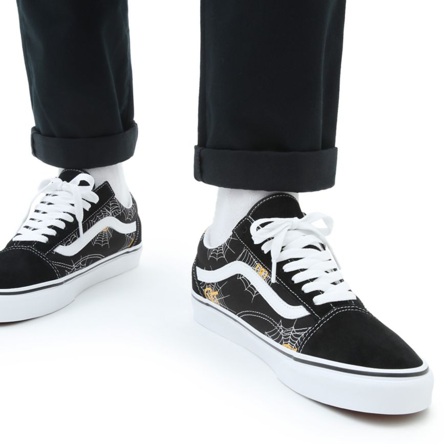Vans Printed Old Skool Ayakkabi Siyah | VN380R6BG84