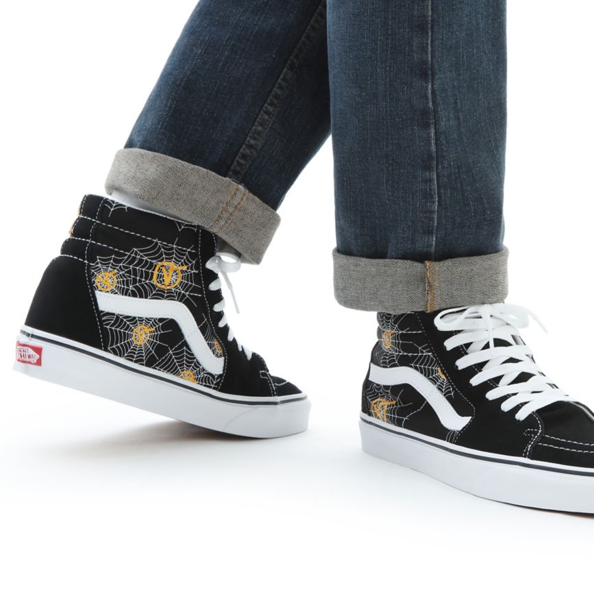 Vans Printed SK8-Hi Ayakkabi Siyah | VN524Z1US86