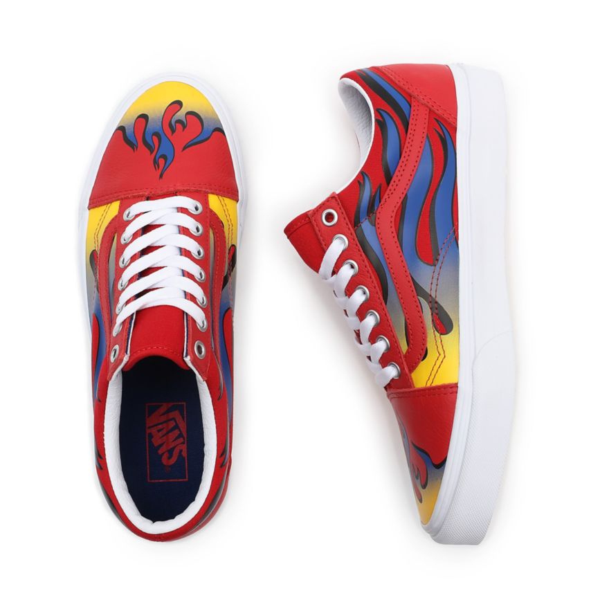 Vans Racer Old Skool Ayakkabi Kırmızı | VN429P6GT85