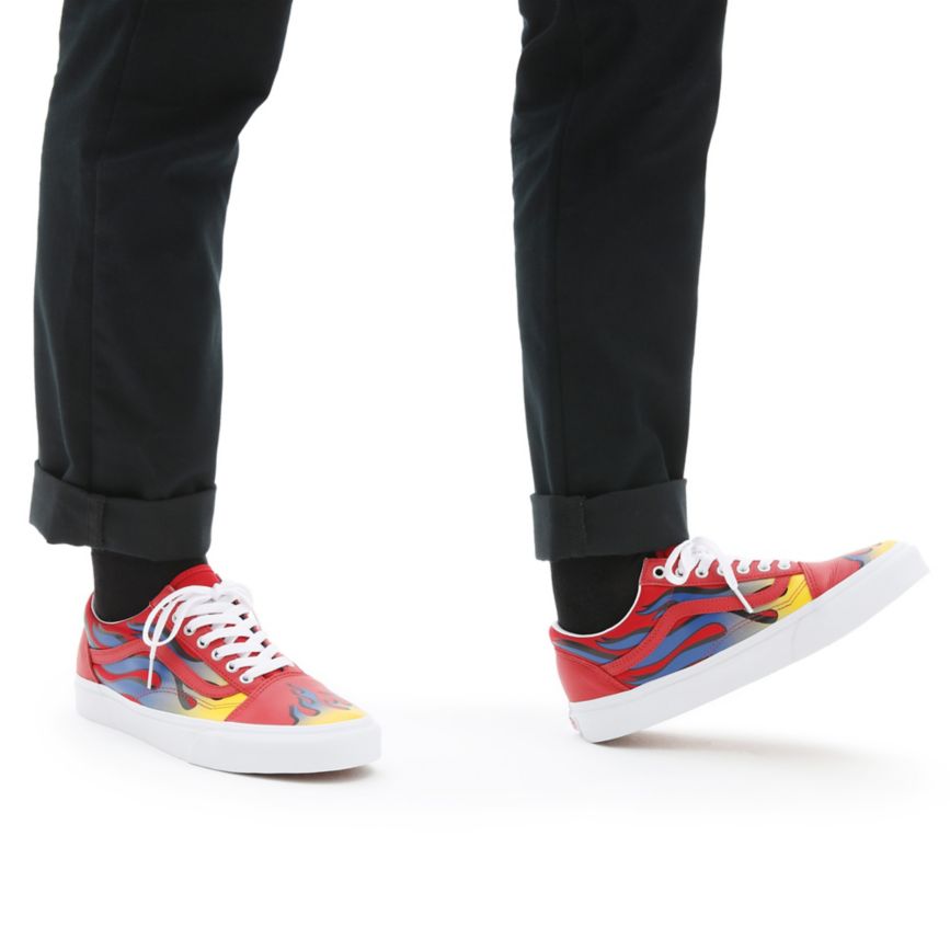Vans Racer Old Skool Ayakkabi Kırmızı | VN429P6GT85