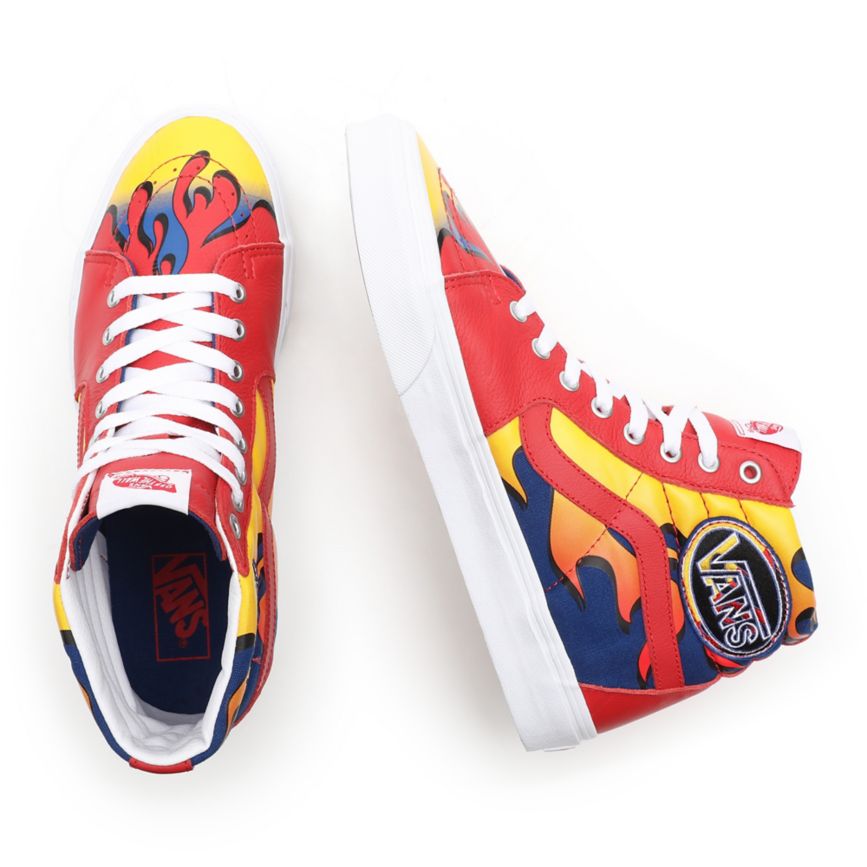 Vans Racer Sk8-Hi Ayakkabi Kırmızı | VN007G0EF55