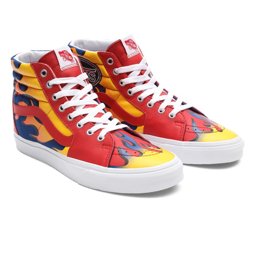 Vans Racer Sk8-Hi Ayakkabi Kırmızı | VN715A8TC26