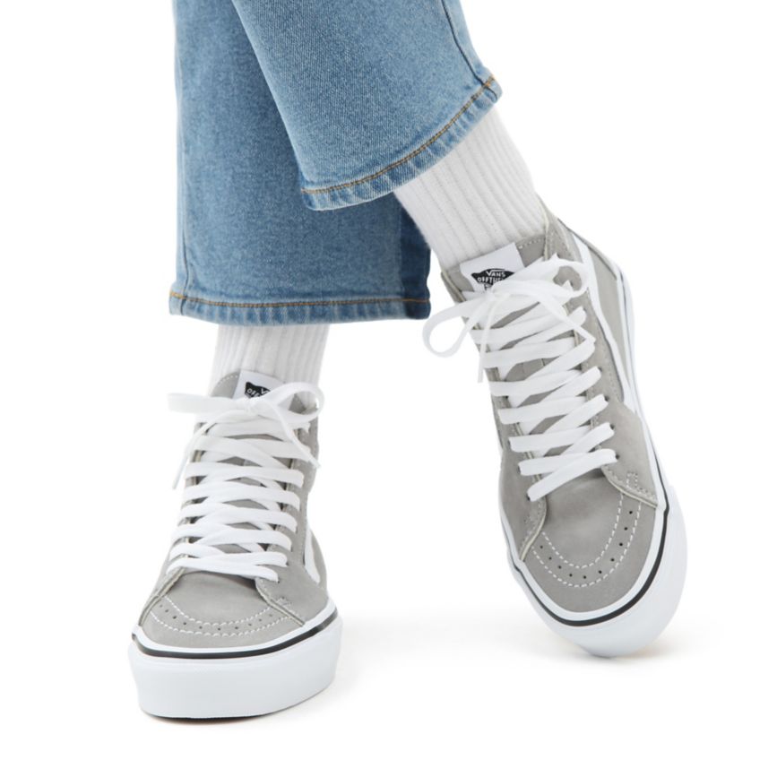 Vans SK8-Hi Tapered Ayakkabi Koyu Gri | VN137E7IS02
