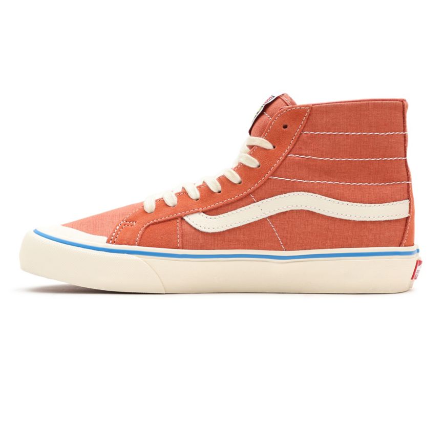 Vans Salt Wash SK8-Hi 138 Decon SF Ayakkabi Kırmızı | VN037Z2HO93