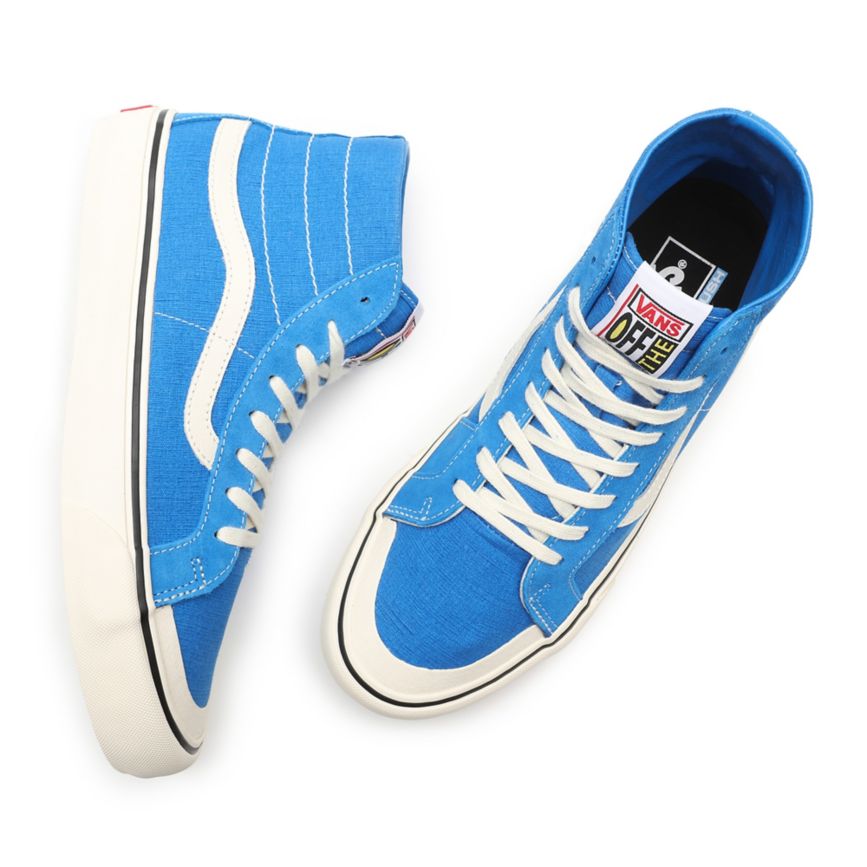 Vans Salt Wash SK8-Hi 138 Decon SF Ayakkabi Mavi | VN413V2EQ55