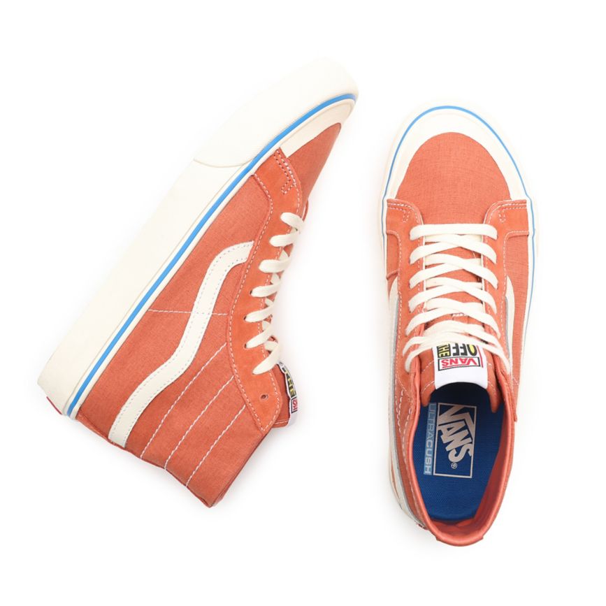 Vans Salt Wash SK8-Hi 138 Decon SF Ayakkabi Turuncu | VN571F2HC92