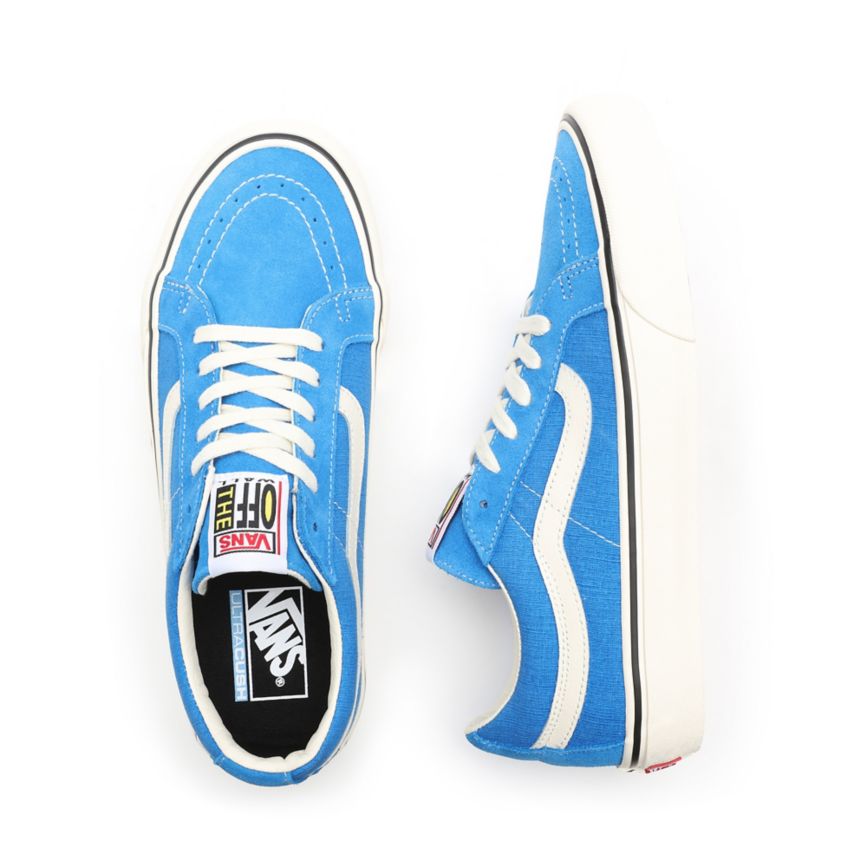 Vans Salt Wash Sk8-Low Reissue SF Ayakkabi Mavi | VN254J8ER79