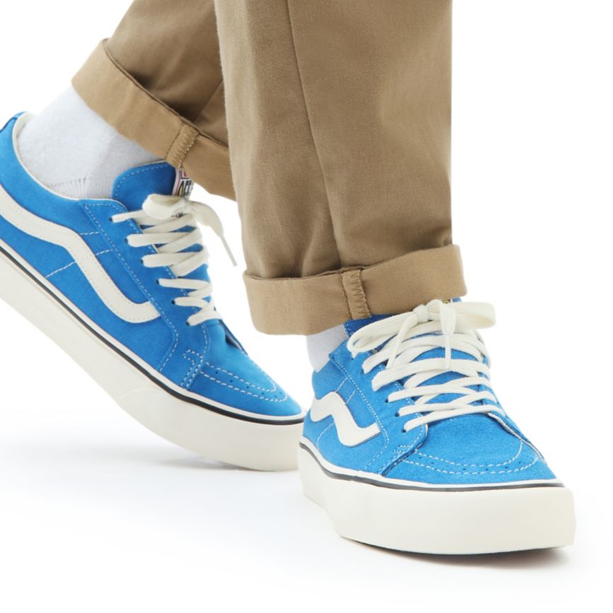 Vans Salt Wash Sk8-Low Reissue SF Ayakkabi Mavi | VN254J8ER79