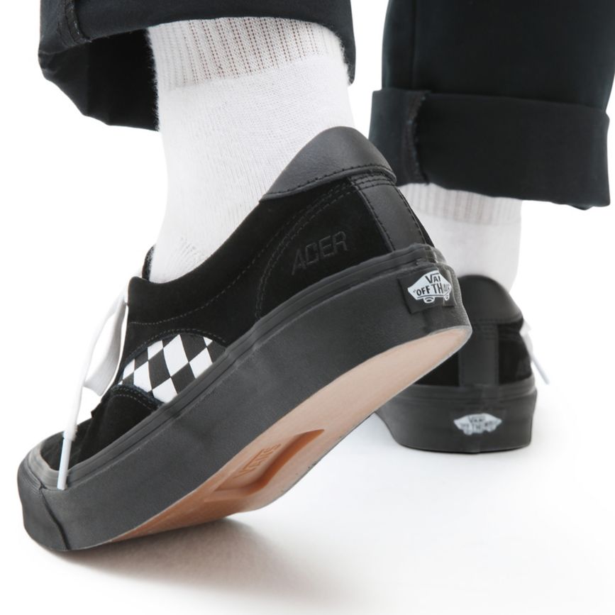 Vans Seasonal Build Acer NI Ayakkabi Siyah | VN420T1JA54