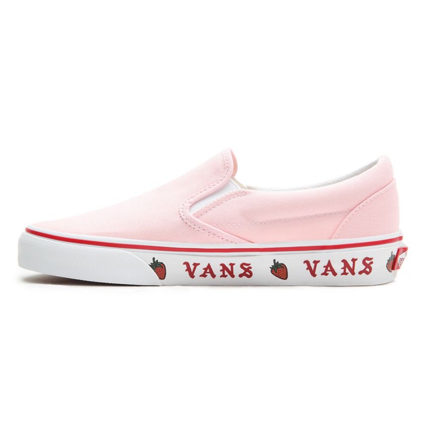 Vans Sidewall Print Klasik Slip-On Ayakkabi Pembe | VN128M7BX71