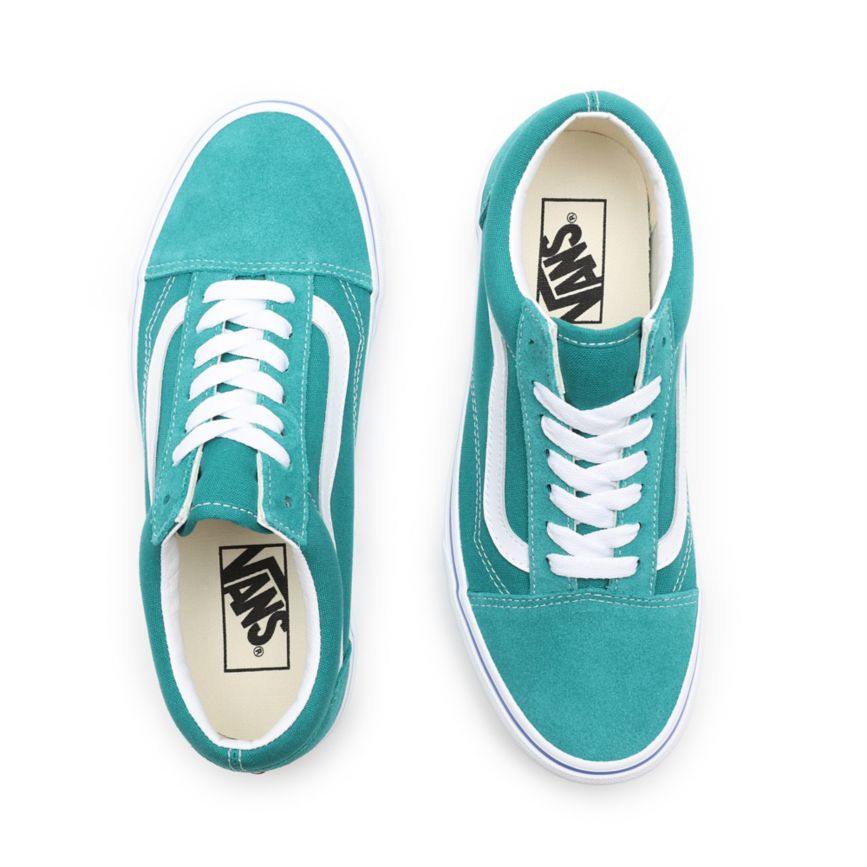 Vans Sidewall Print Old Skool Ayakkabi Turkuaz | VN539V0VR64