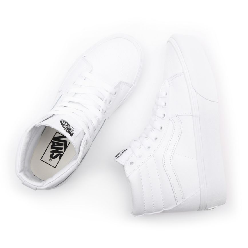 Vans Sk8-Hi Platform 2.0 Ayakkabi Beyaz | VN932L7RY38