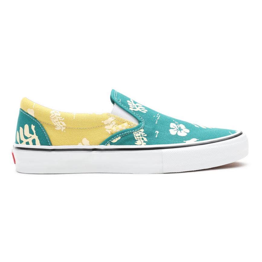Vans Skate Aloha Slip-On Ayakkabi Altın | VN957R5NZ40