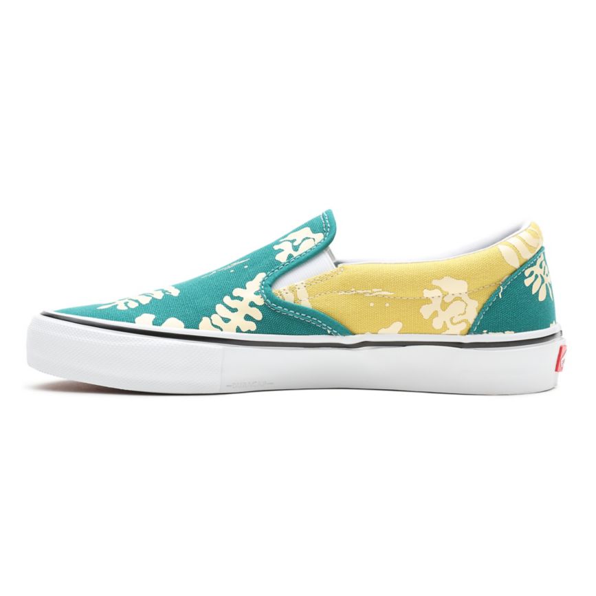 Vans Skate Aloha Slip-On Ayakkabi Altın | VN957R5NZ40