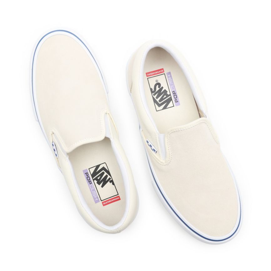 Vans Skate Slip-On Ayakkabi Beyaz | VN524Y3LX59