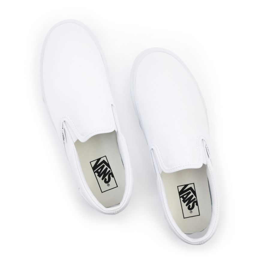 Vans Slip-On Platform Ayakkabi Beyaz | VN214J5PP25