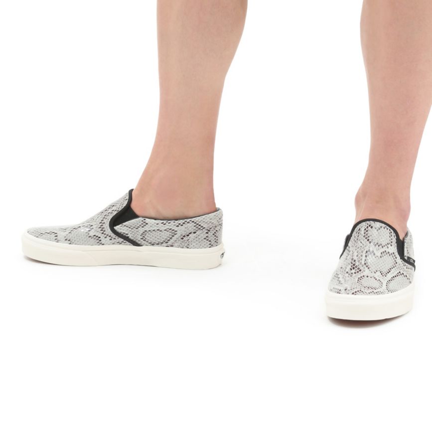 Vans Snake Klasik Slip-On Ayakkabi Siyah | VN214K6GZ44