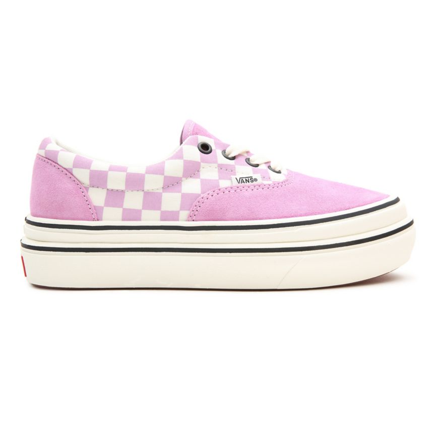 Vans Süet Kanvas Super ComfyCush Era Ayakkabi Pembe | VN049S8WG98