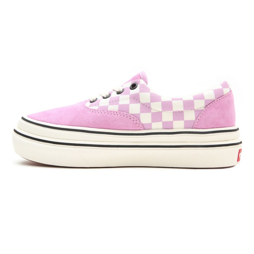 Vans Süet Kanvas Super ComfyCush Era Ayakkabi Pembe | VN049S8WG98