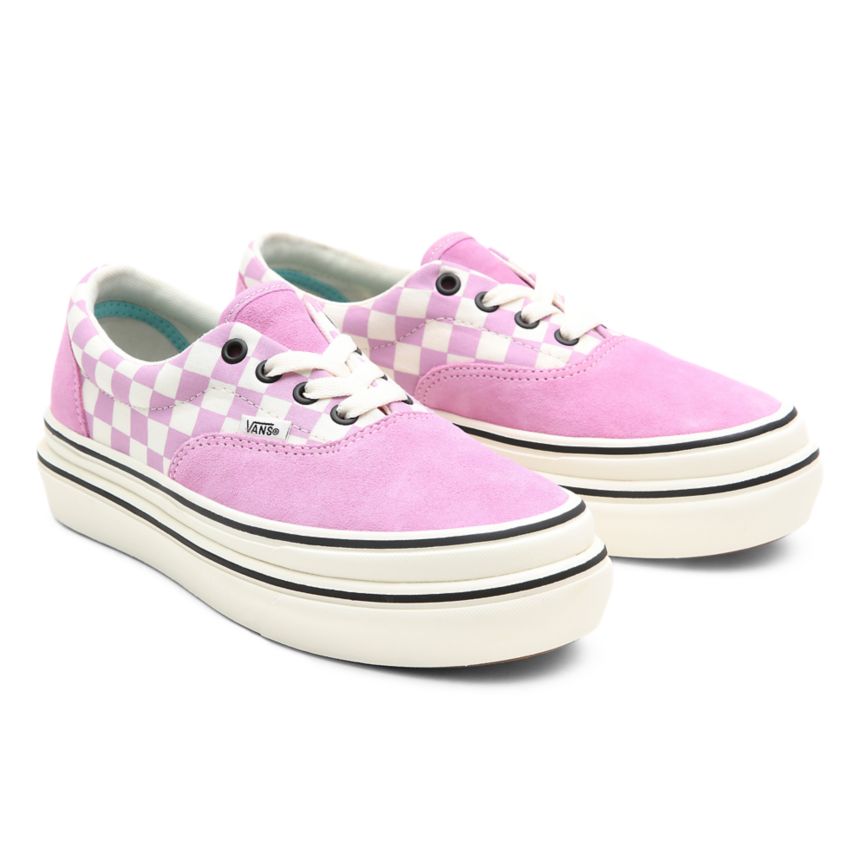 Vans Süet Kanvas Super ComfyCush Era Ayakkabi Pembe | VN049S8WG98