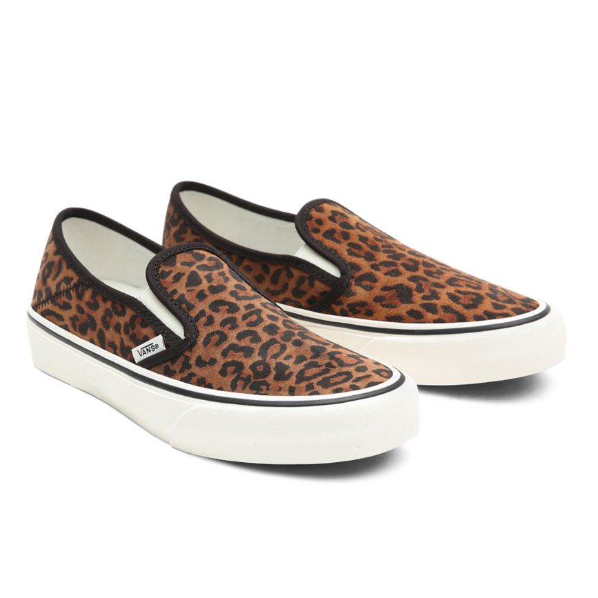 Vans Süet Leopard Slip-On SF Ayakkabi Leopar | VN444A2EA62