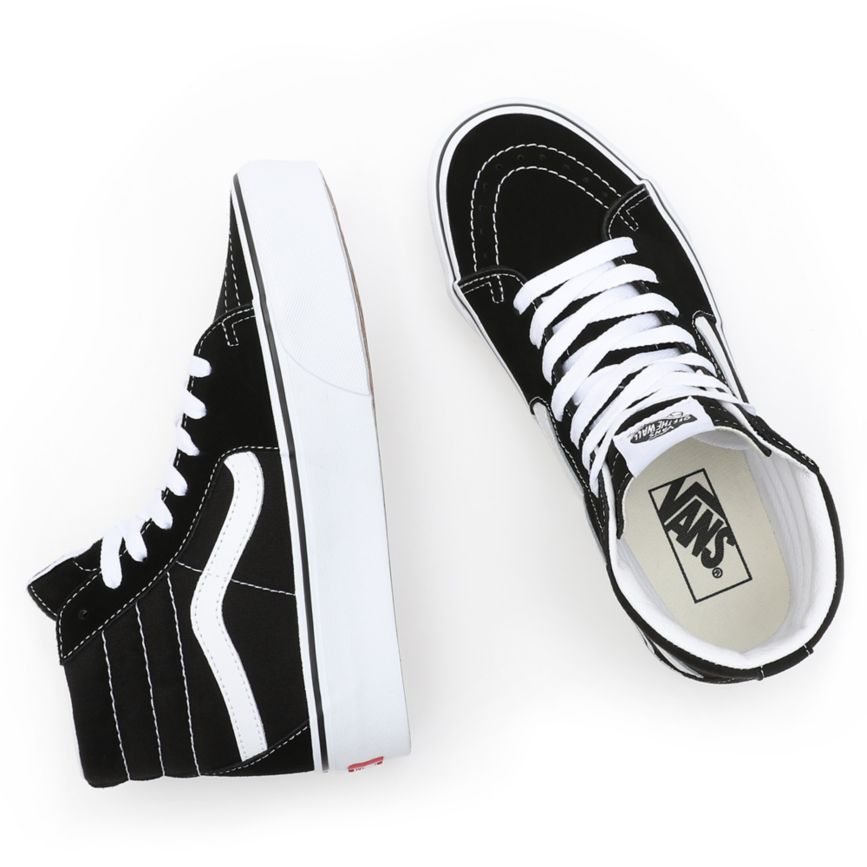 Vans Süet Sk8-Hi Platform 2.0 Ayakkabi Siyah | VN454D0WW33