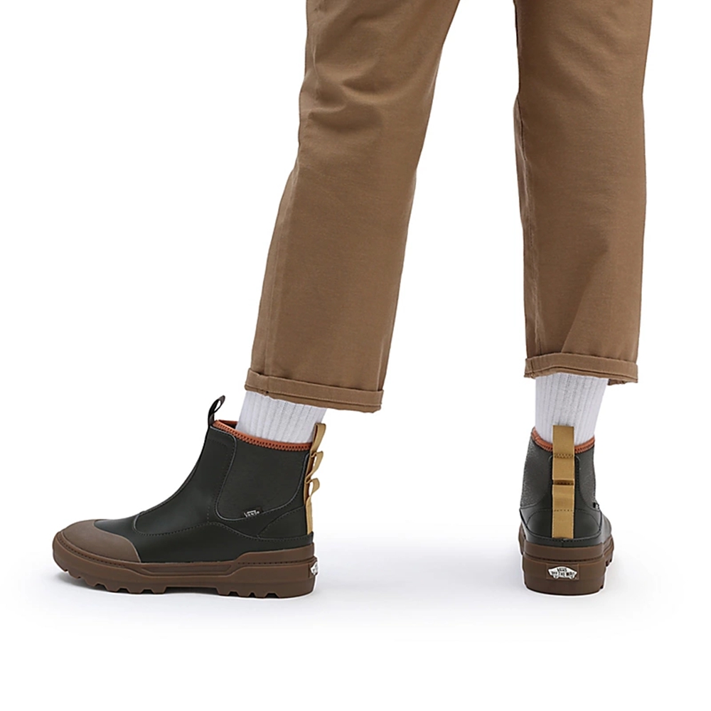 Vans Textured Waves Colfax Boot Koyu Yeşil | VN238W5OJ73